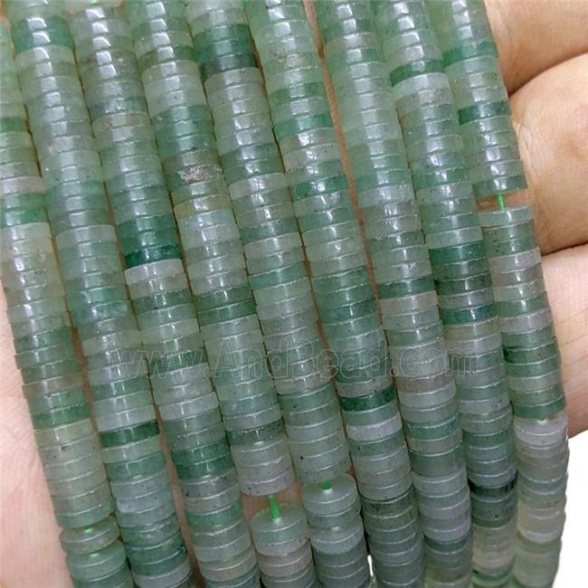 Natural Green Aventurine Heishi Beads