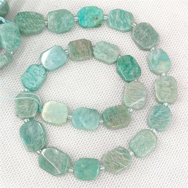 Natural Green Amazonite Beads Rectangle