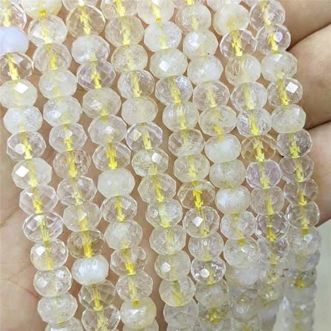 Natural Citrine Beads Faceted Rondelle