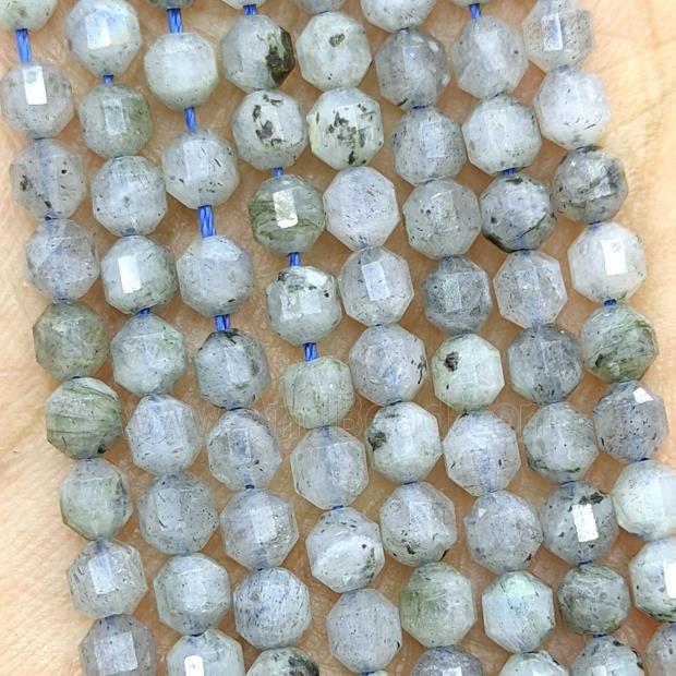 Natural Labradorite Prism Beads Bullet