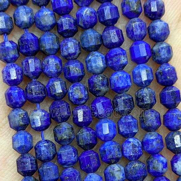 Natural Lapis Lazuli Prism Beads Blue