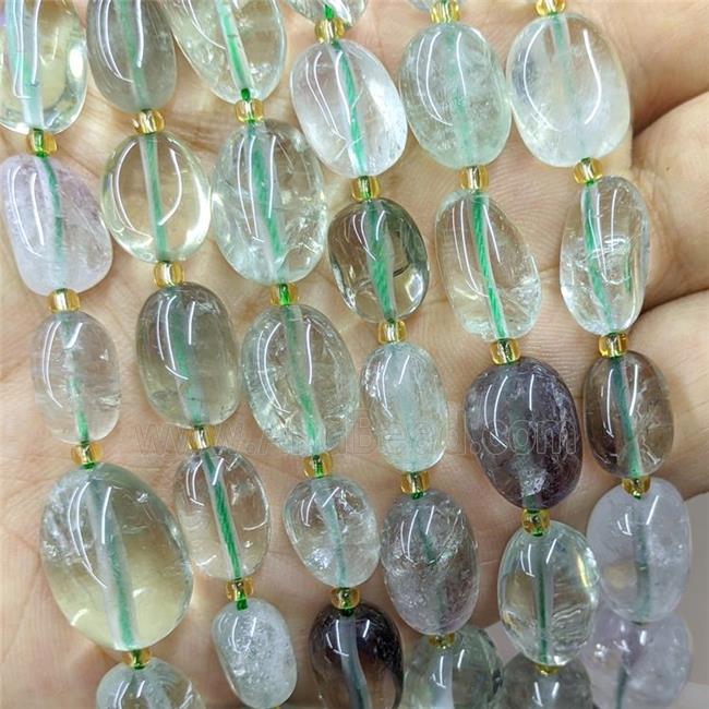 Natural Green Quartz Nugget Beads Freeform
