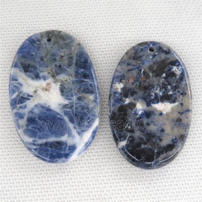 blue Sodalite oval pendant