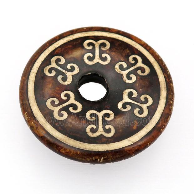 DZi donut pendant