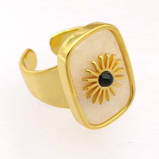 white Jasper Rings