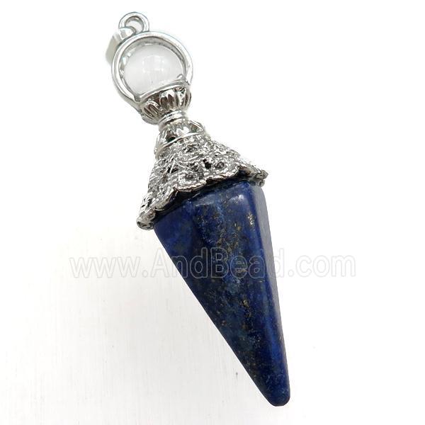 lapis lazuli pendulum pendant