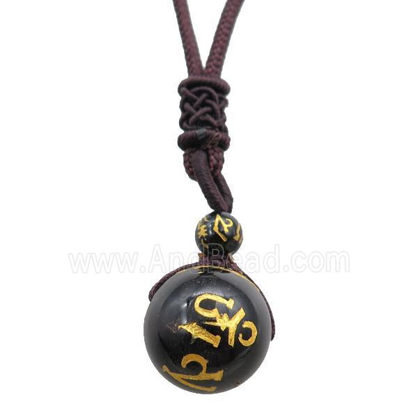 tibetan agate necklace