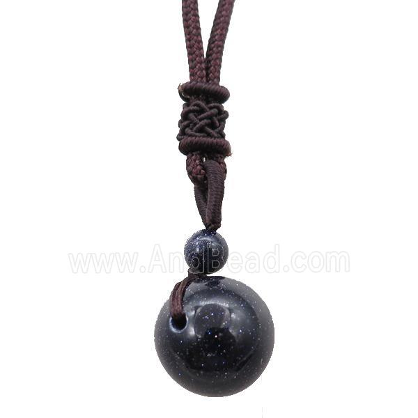 blue sandstone necklace