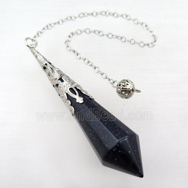 blue sandstone pendulum pendant