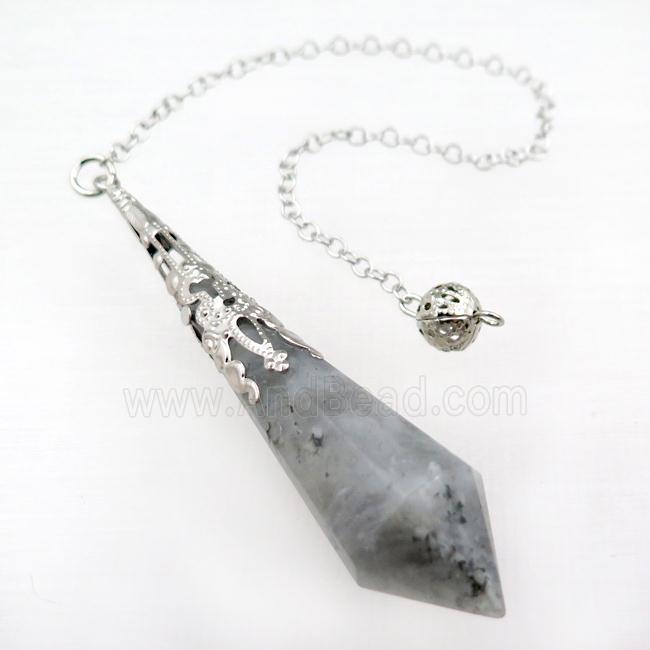 Labradorite pendulum pendant