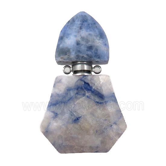 blue Sodalite perfume bottle pendant