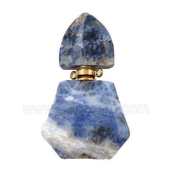 blue Sodalite perfume bottle pendant