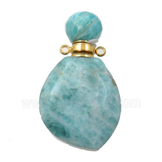 green Amazonite perfume bottle pendant