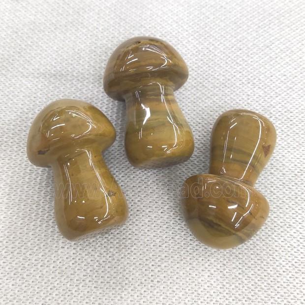 Ocean Agate mushroom charm without hole