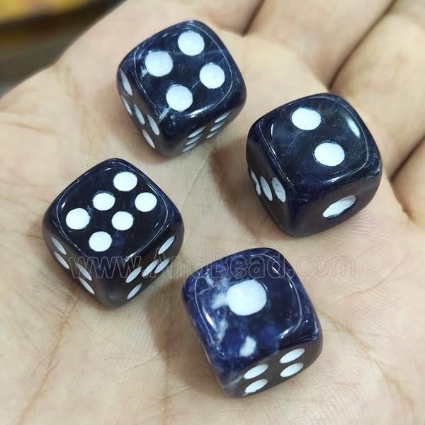 Blue Sodalite Cube Dice