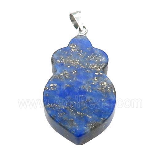 Blue Lapis Shield Pendant