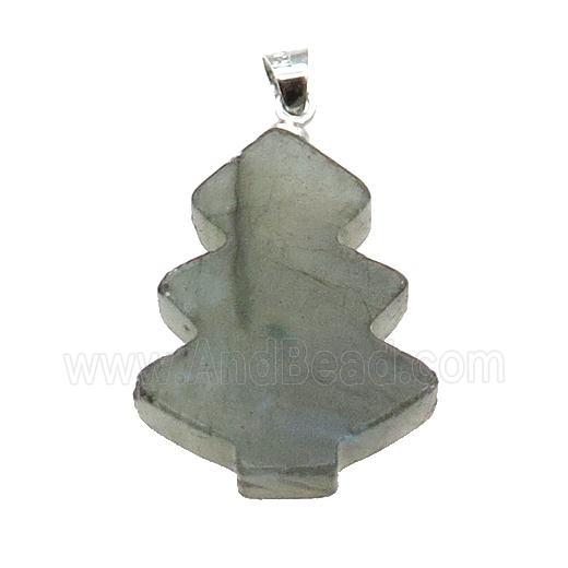 Labradorite Christmas Tree Pendant