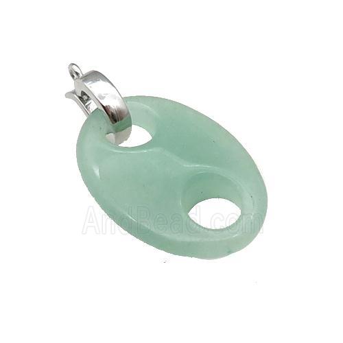Green Aventurine Pignose Pendant