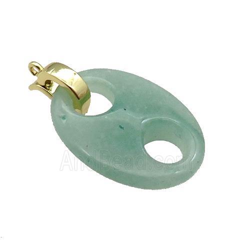 Green Aventurine Pignose Pendant