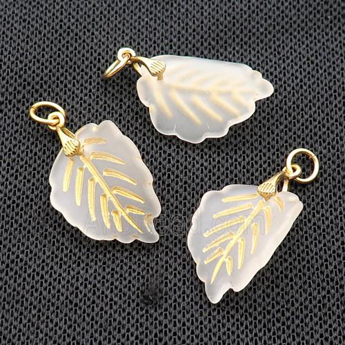 Acrylic Resin Leaf Pendant