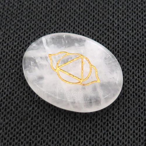Mix Gemstone Oval Cabochon Chakra Pendant No Hole