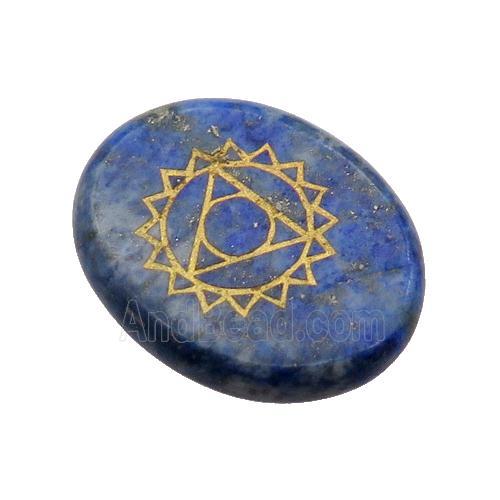 Mix Gemstone Oval Cabochon Chakra Pendant No Hole