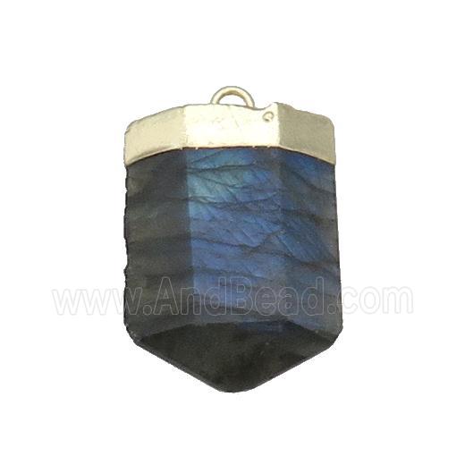 Labradorite Pendant Gold Plated