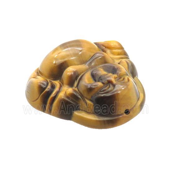 Natural Tiger Eye Stone Buddha Pendant