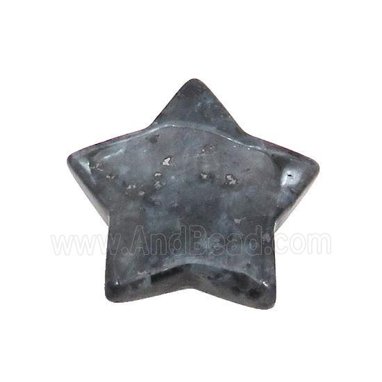Black Labradorite Star Pendant Undrilled
