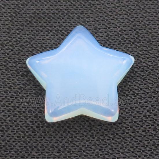 White Opalite Star Pendant Undrilled