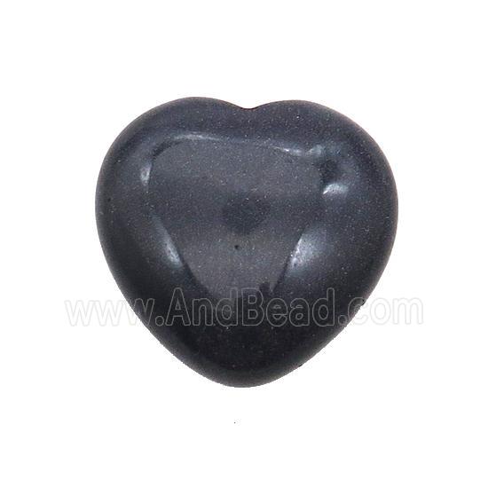 Blue Sandstone Heart Pendant Undrilled