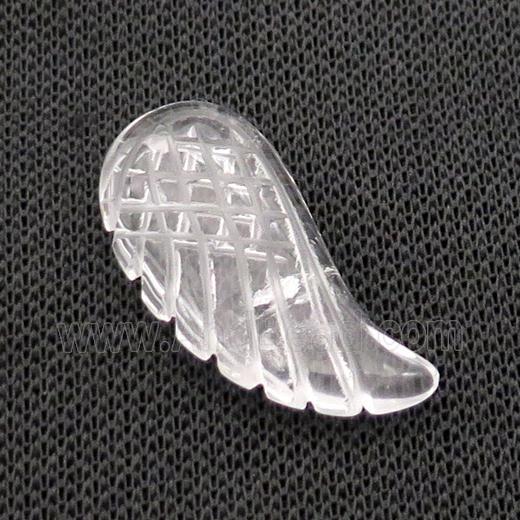 Clear Quartz Angel Wings Pendant