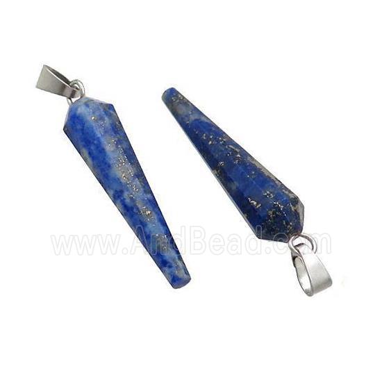 Natural Lapis Lazuli Pendulum Pendant Purple