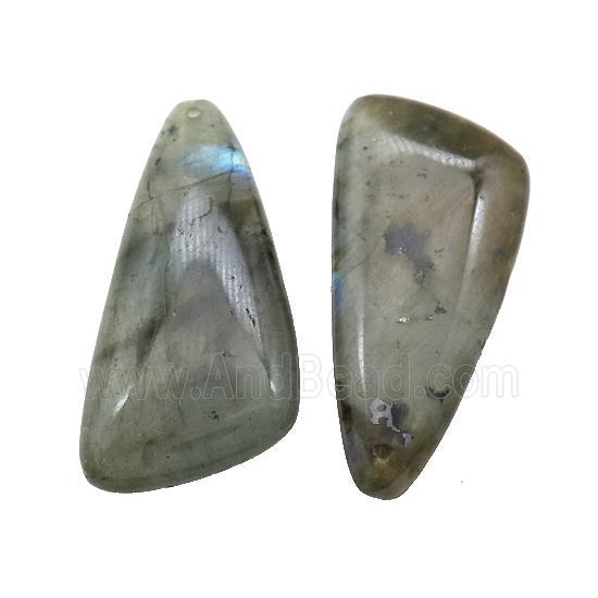 Natural Labradorite Triangle Pendant