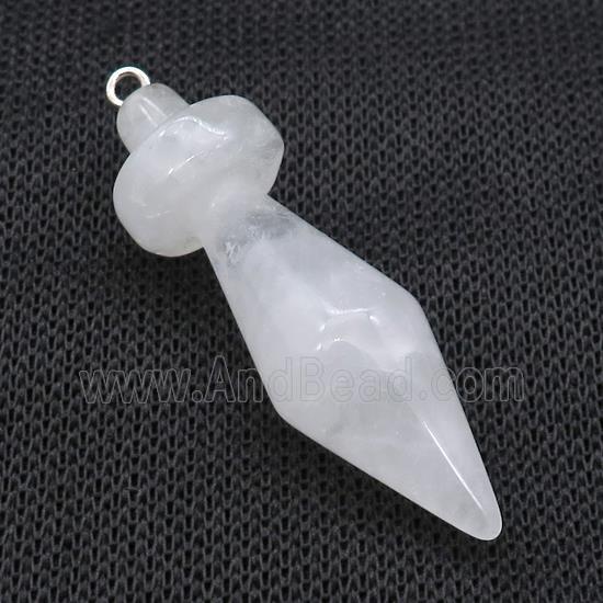 Natural Clear Quartz Pendulum Pendant