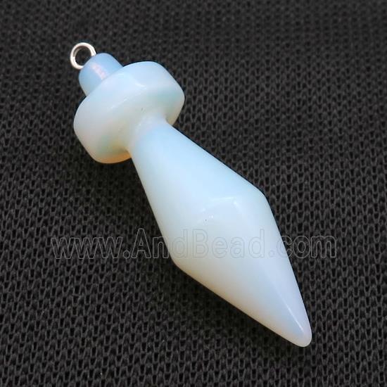 White Opalite Pendulum Pendant