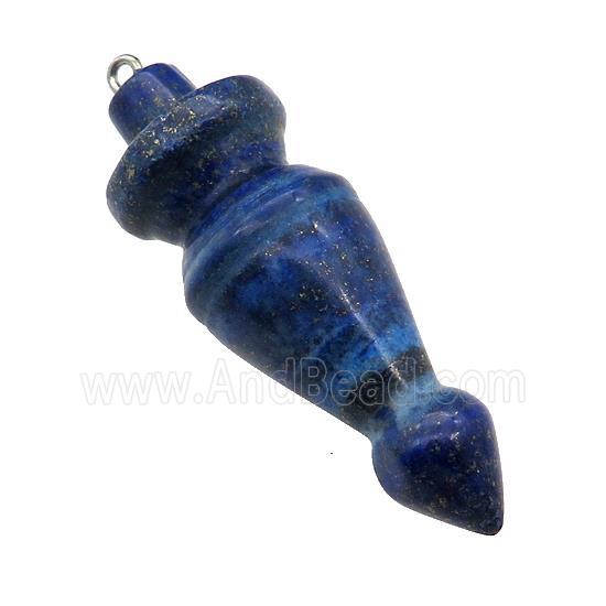 Natural Blue Lapis Lazuli Pendulum Pendant