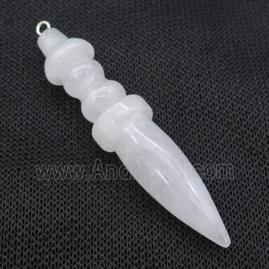 Natural Clear Quartz Pendulum Pendant