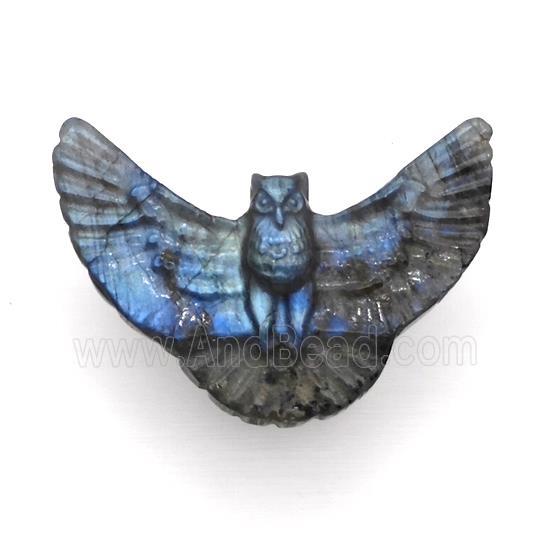 Labradorite Eagle Pendant
