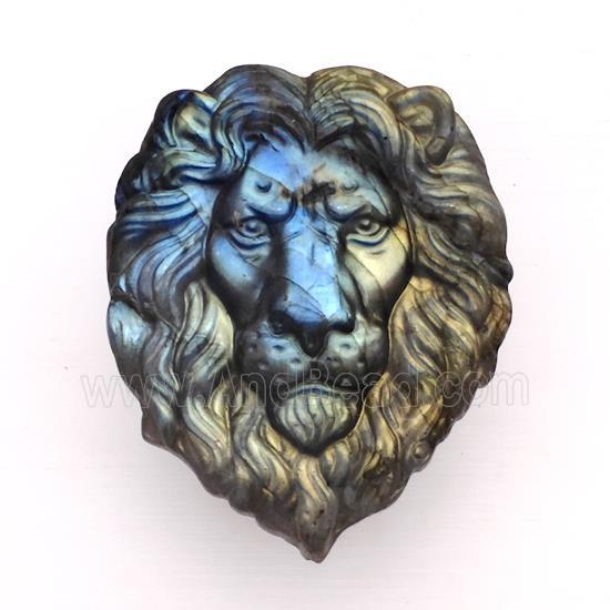 Labradorite Lion Charms Pendant