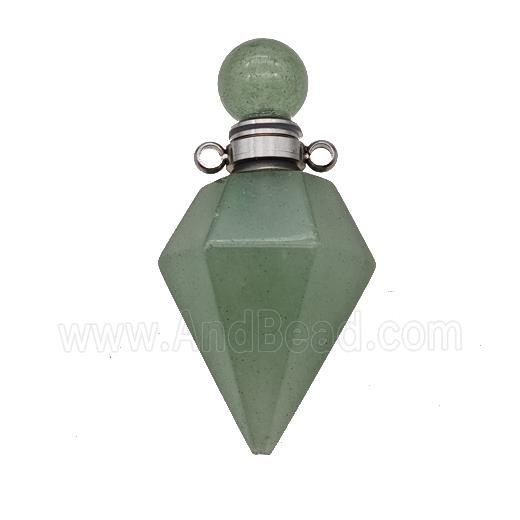 Natural Green Aventurine Perfume Bottle Pendant