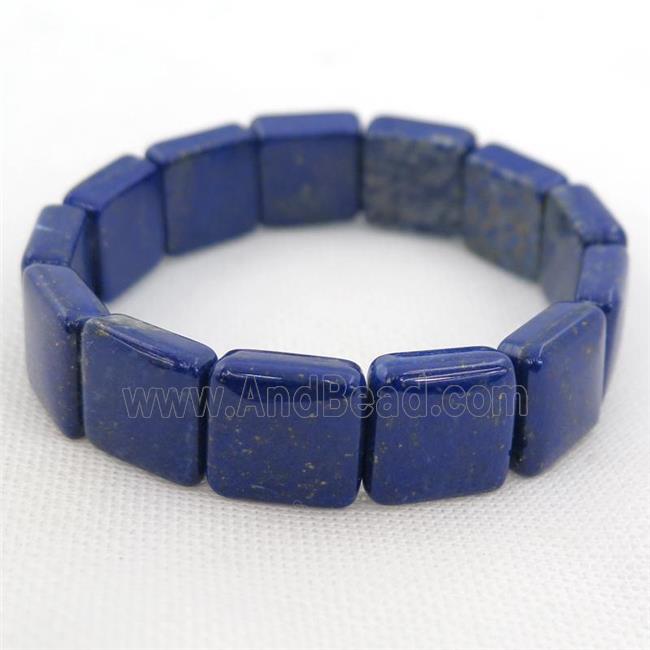 natural Lapis Bracelets, stretchy