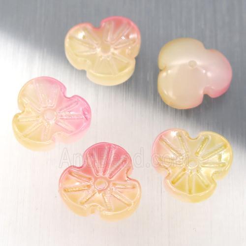 jadeite glass clover beads