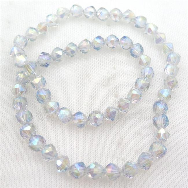 Crystal Glass Beads, freeform