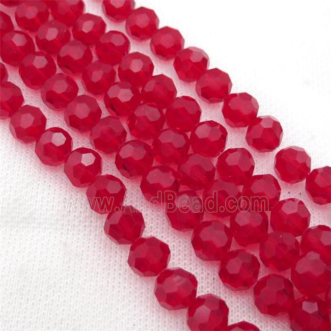 dpred Crystal Glass Beads, faceted round