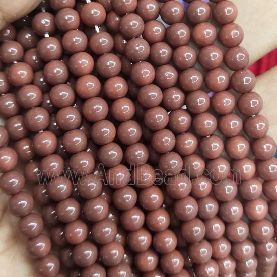 fire Lacquered Glass Beads, round