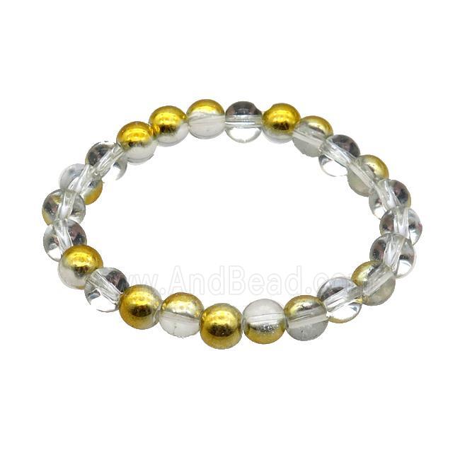 Crystal Glass Bracelet Stretchy