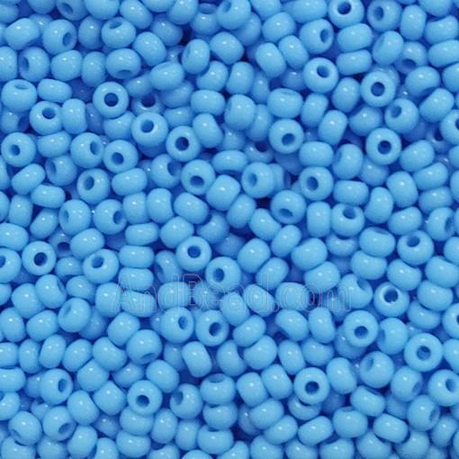 Blue Glass Seed Beads Rondelle A-Grade