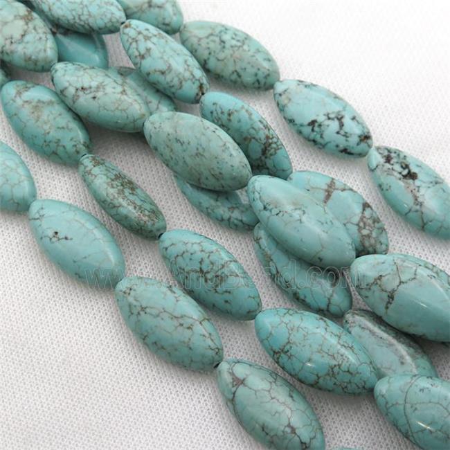 green Magnesite Turquoise beads, horseeye