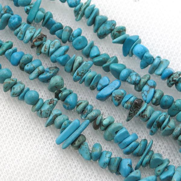 Magnesite Turquoise beads chip